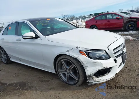 2017 Mercedes-Benz C 300 Sport 4Matic from USA, damaged, VIN 55SWF4KB6HU207177